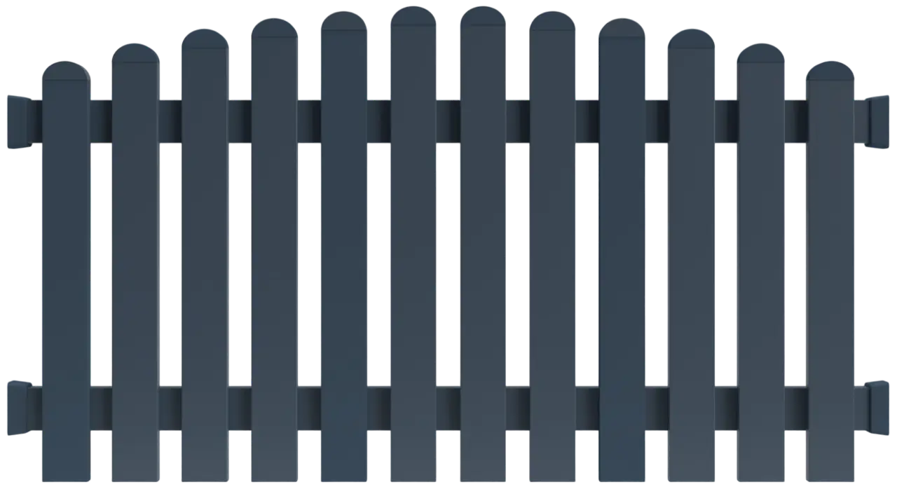 Lattenzauntor Oberbogen